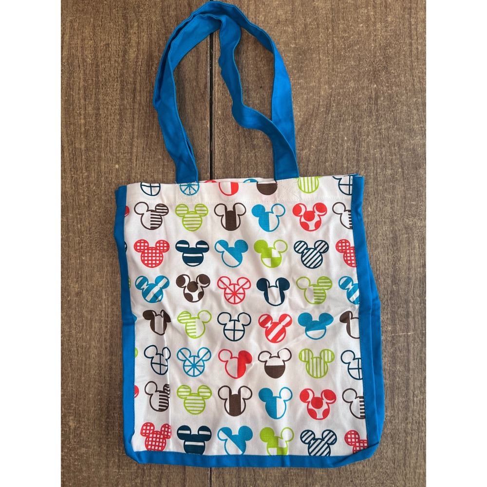 Disney Mickey Mouse Colorful Canvas Tote Bag Kohl's Cares Reusable Bags